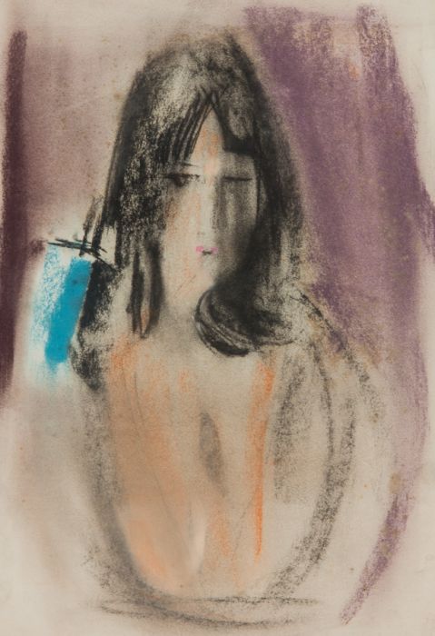Gilbert Adams - Mid 20th Century Pastel, Portrait