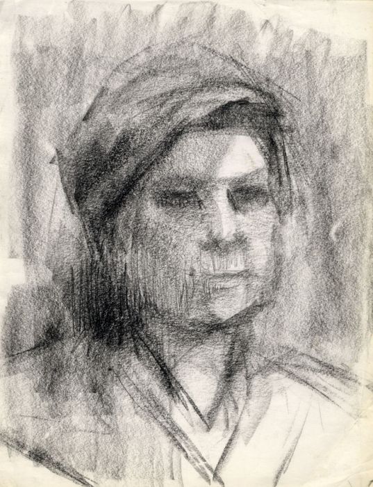 Marcus Adams - Early 20th Century Graphite Drawing, Portrait of a Woman