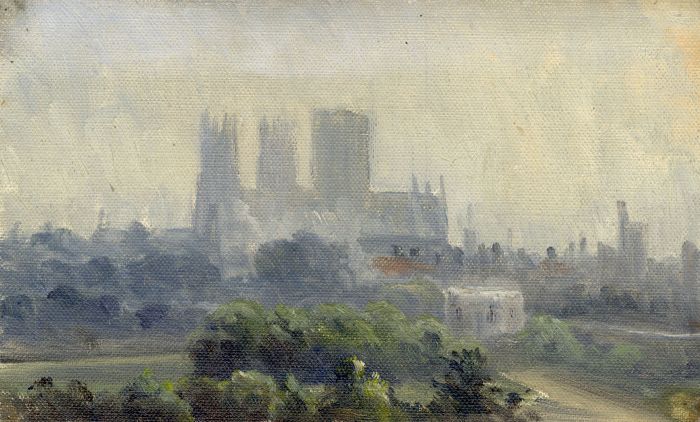 Early 20th Century Oil - York Minster