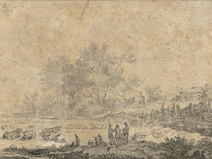 19th Century Etching - Three Prints