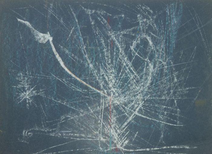 Gilbert Adams - Mid 20th Century Pastel, Abstract Composition