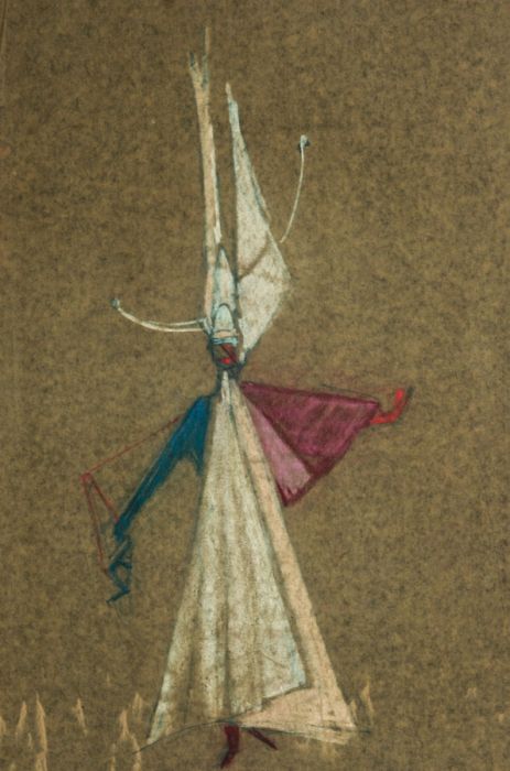 Gilbert Adams - Mid 20th Century Pastel, Figures in Costume
