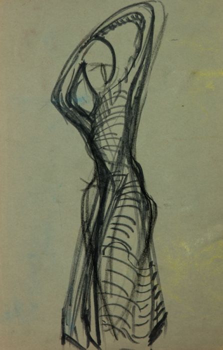Gilbert Adams - Mid 20th Century Pastel, Pastel Drawings