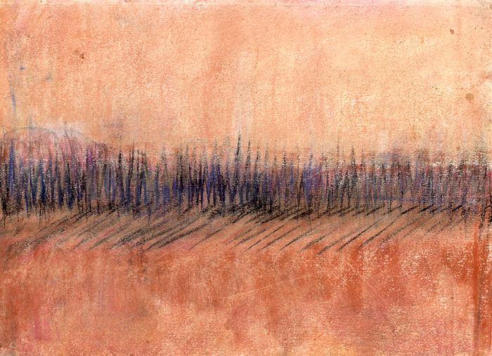 Gilbert Adams - Mid 20th Century Pastel, Abstract Composition