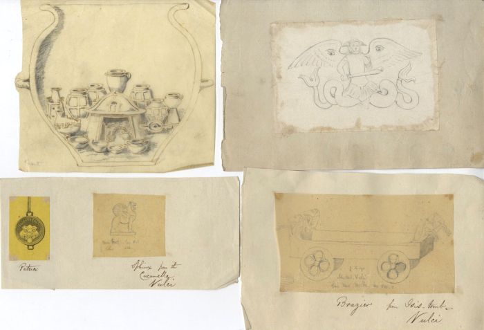 Late 19th Century Graphite Drawing - Classical Drawings