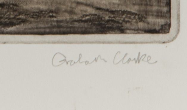 グラハム・クラークJohnny Garlic Sausage 95/400 額装 Graham Clarke - Limited Edition Contemporary Etching, Johnny