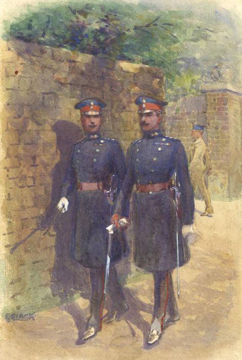 C. Clarke - Early 20th Century Watercolour, Policemen