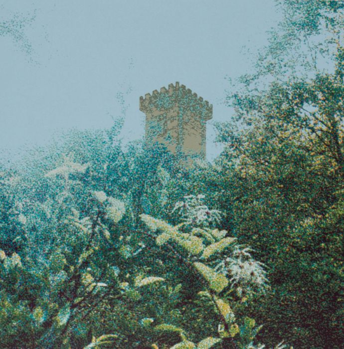 P + B Sladen - Limited Edition 1980 Screenprint, Roquecor Castle Late Afternoon