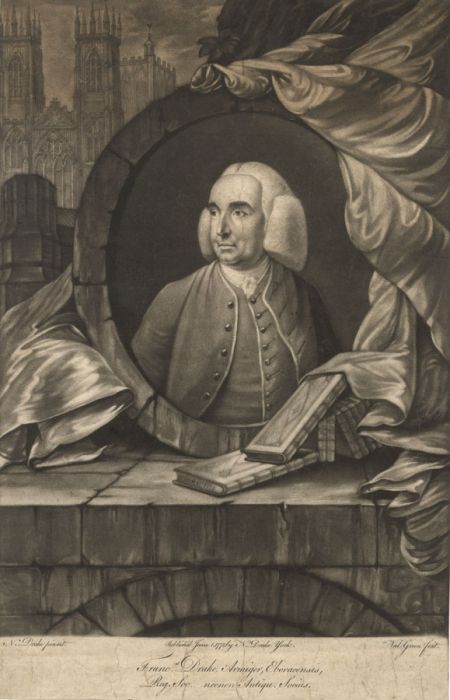 Valentine Green After Nathan Drake - 1771 Mezzotint, Francis Drake