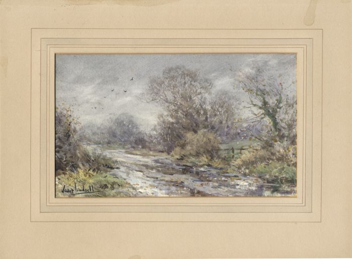Violet Lindsell - Early 20th Century Watercolour, River Landscape