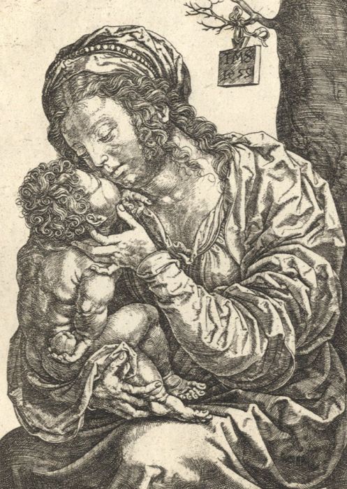 After Jan Gossart (Mabuse) - Early 20th Century Engraving, The Virgin and Child 