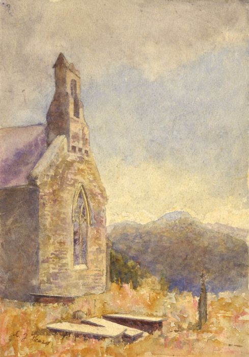 L. J. Pears - Early 20th Century Watercolour, Chapel View