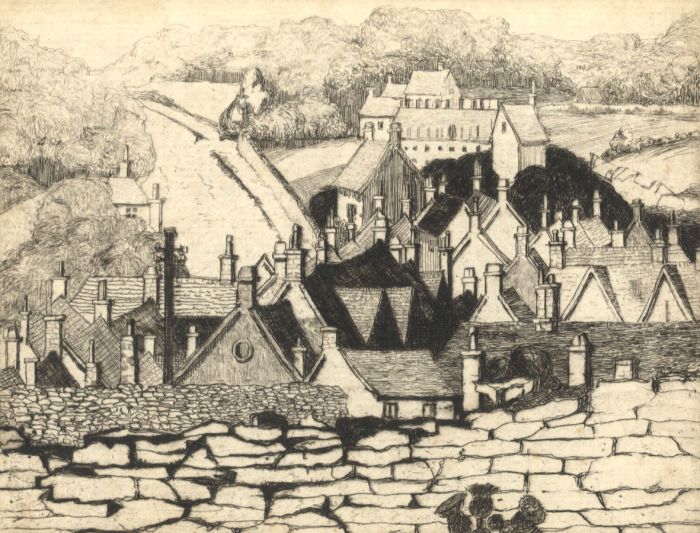 B.H. Benjamin - Early 20th Century Etching, Munchen