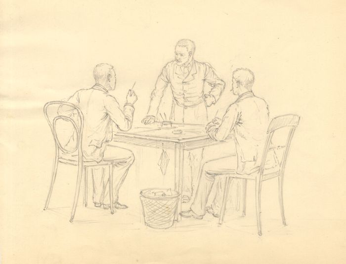 Harry B. Tansley - Late 19th Century Graphite Drawing, Discussion