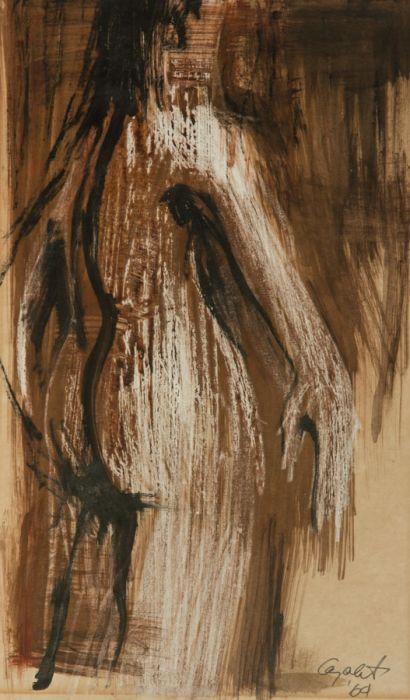 1969 Mixed Media - Ghostly Figure