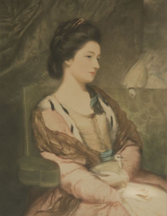 Richard Smyth After Joshua Reynolds - 1910 Mezzotint, Catherine Maria Fisher