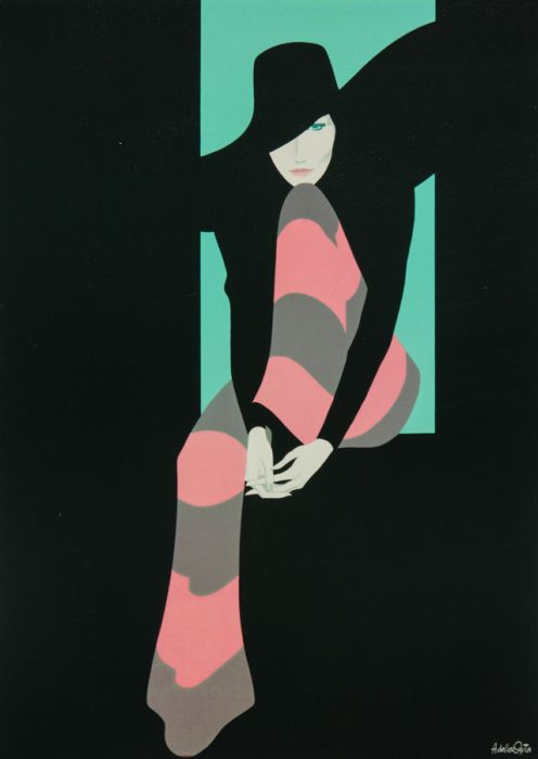 After Amleto Dalla Costa - Contemporary Digital Print, Woman
