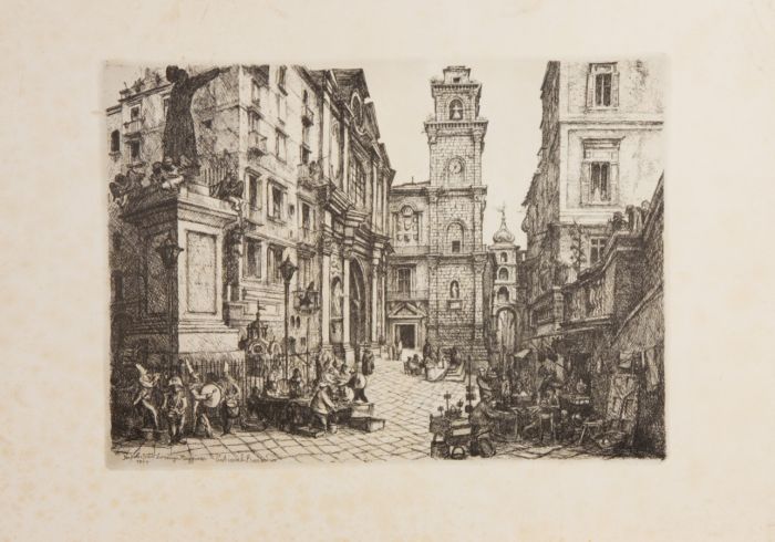 After Lino Bianchi Barriviera - 20th Century Photogravure, Italian Landscapes