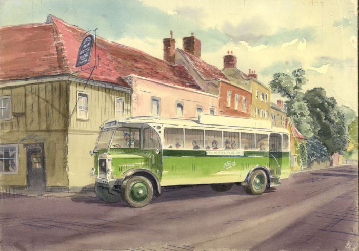 Geoffrey Richard Mortimer - Mid 20th Century Watercolour, Colchester to Flatford