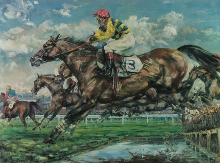 After Claire Eva Burton - Limited Edition 1989 Digital Print, The Water Jump