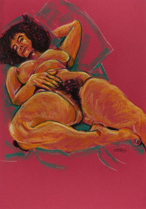Carl F. Hodgson - Contemporary Pastel, Nude Study