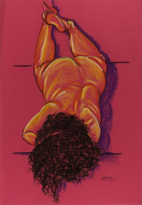 Carl F. Hodgson - Contemporary Pastel, Nude Study