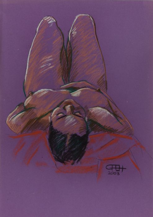 Carl F. Hodgson - 2003 Pastel, Nude Study