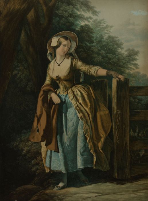 George Baxter (1804-1867) - 19th Century Baxter Method Print, The Parting Look