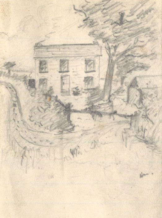 H.B. Morgan - Mid 20th Century Graphite Drawing, Landscapes