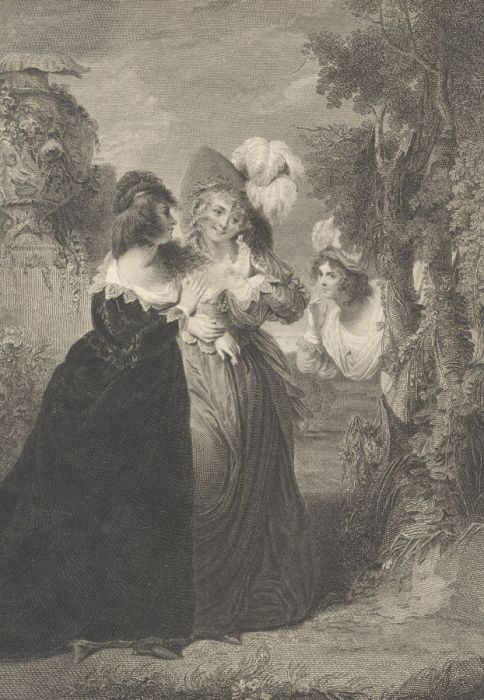 Ja. Heath - Monochrome 1791 Engraving, Much Ado about Nothing