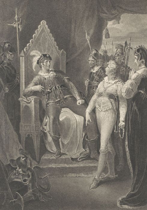 Thomas Holloway - Monochrome 1796 Engraving, King Henry VI