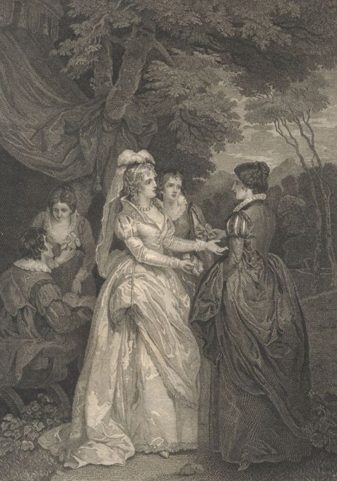 William Skelton - Monochrome 1793 Engraving, Love's Labour's Lost