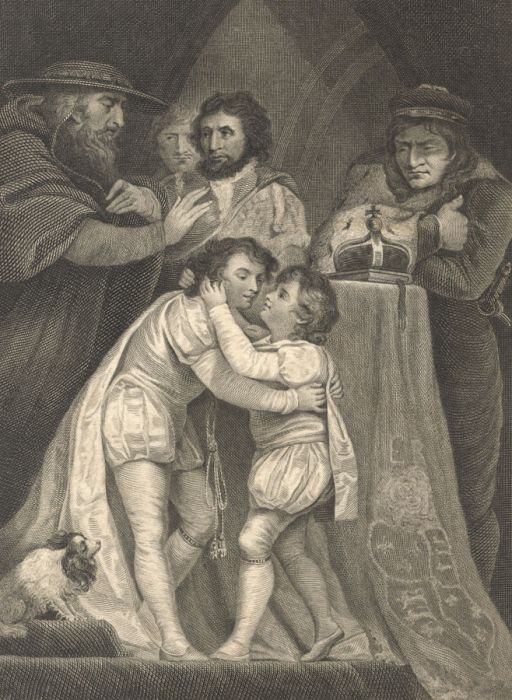 Burnet Reading - Monochrome 1798 Engraving, King Richard III