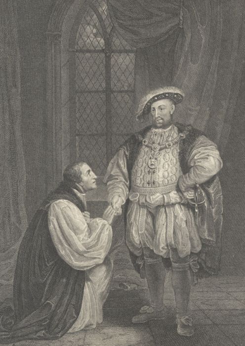 William Satchwell Leney - Monochrome 1796 Engraving, King Henry VIII