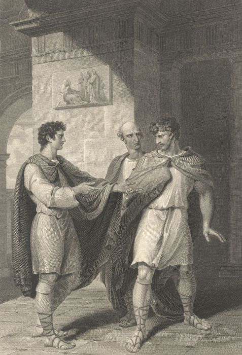 William Wilson - Monochrome 1796 Engraving, Cymbeline