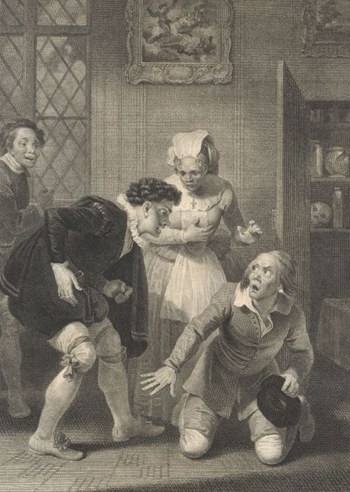 A. Smith - Monochrome 1793 Engraving, Merry Wives of Windsor