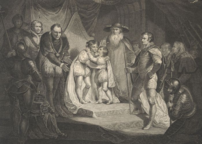 J. Barlow - Monochrome 1791 Engraving, King Richard the Third