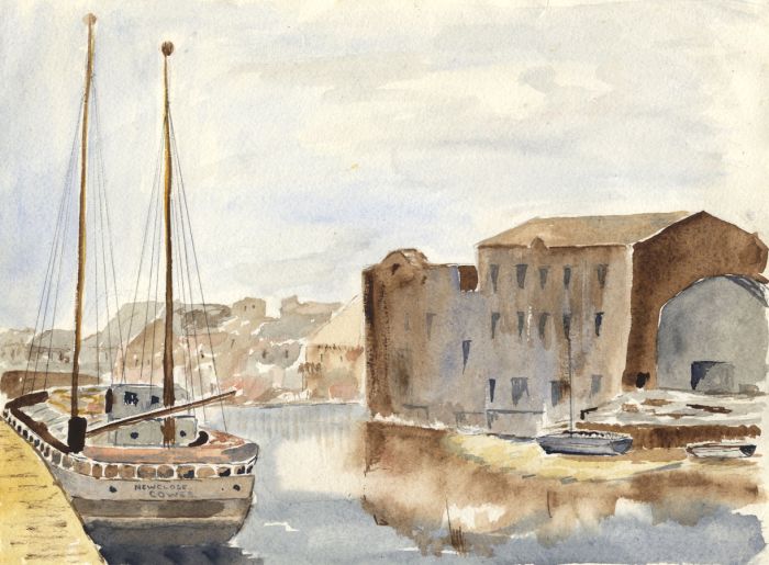 Contemporary Watercolour - Cowes Harbourside