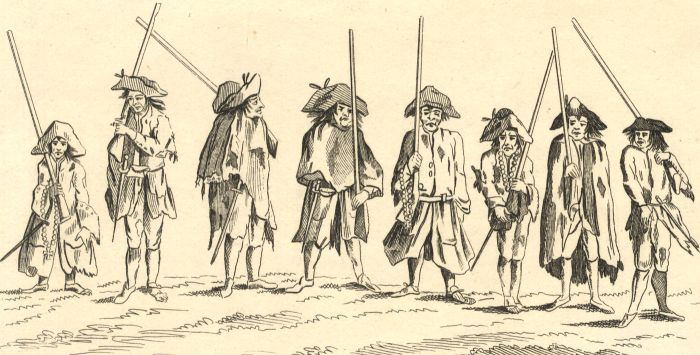 After George Townshend - Small Early 20th Century Etching, Parade of Elvas