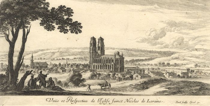 Israel Silvestre - 17th Century Etching, View of St Nicolas de Loraine 
