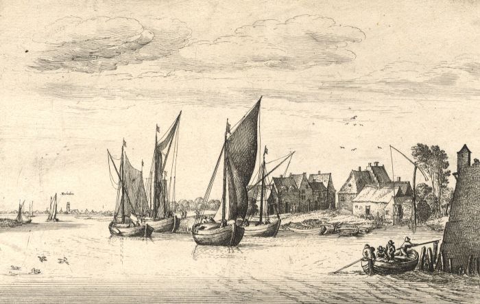 Cornelius Galle After Hollar - 19th Century Engraving, Willebroek