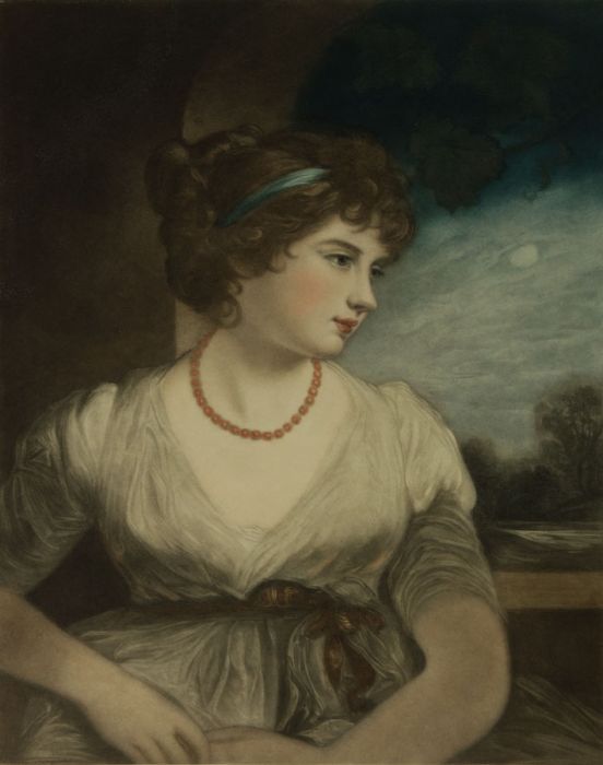 Fred Miller - 1905 Mezzotint, Portrait of a Lady