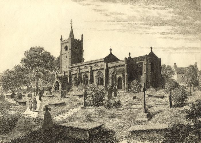 James Chalmers Park - Late 19th Century Etching, Whitkirk Church