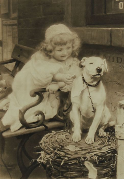 After Arthur F. Elsley - 1896 Photogravure, Soft Persuasion