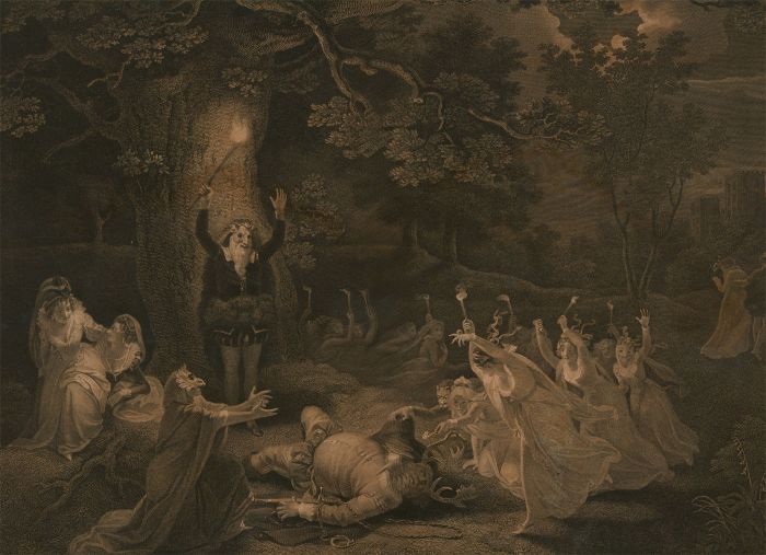 Isaac Taylor II - 18th Century Engraving, Merry Wives of Windsor