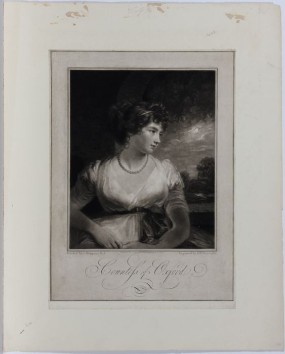 Samuel William Reynolds I (1773-1835) - 1799 Mezzotint, Countess of Oxford