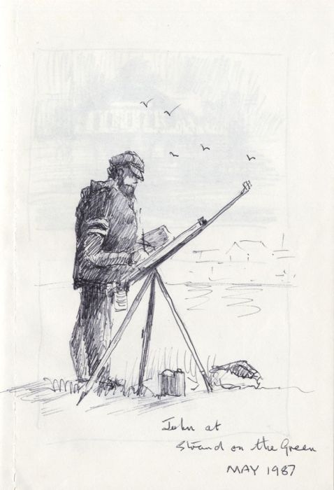 Sydney Vale FRSA - 1986 Sketchbook of Pen and Ink Drawings