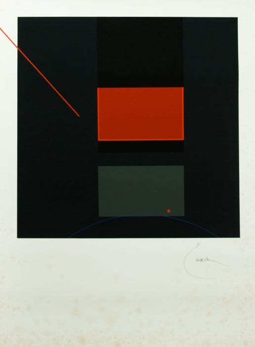 Robert Einbeck - Contemporary Lithograph, Abstract Composition