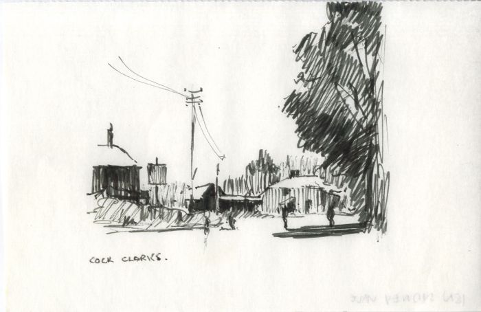 Sydney Vale FRSA - Mid 20th Century Pen and Ink Drawing, Cock Clarks