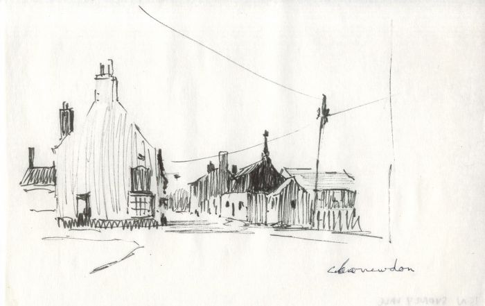 Sydney Vale FRSA - Mid 20th Century Pen and Ink Drawing, Claverdon